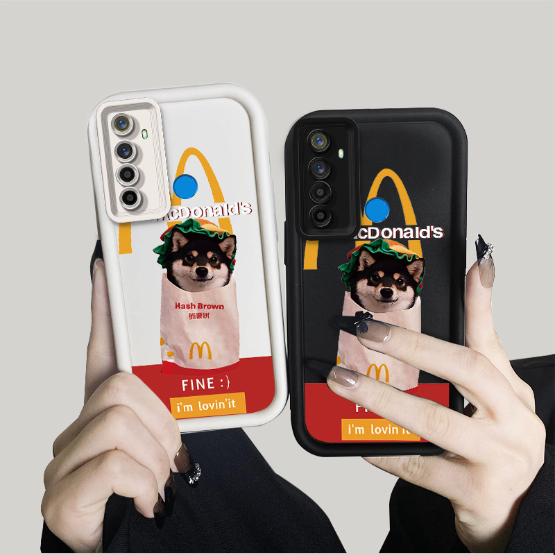 Realme 5 5i 5 pro 6 6s 6i 6 pro 7 7i c17 7 pro 8 8s 8i 8 pro 9 9 pro plus 9i 10s 10 pro + 4g 5g เคสโทรศัพท์สุภาพสตรีสไตล์กันกระแทกรวมทุกอย่าง เคสซิลิโคน