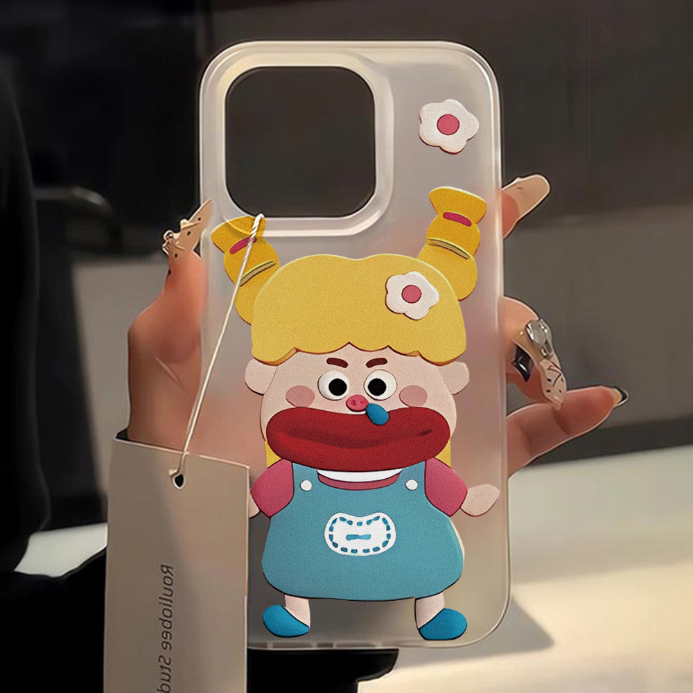 เคสโทรศัพท์ for iPhone 14 Pro Max 11 12 13 14 Pro Max 15 14 Plus กันกระแทก เคสใส ปกลายการ์ตูน เคสโทรศัพท์มือถือซิลิโคน