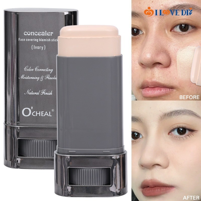 รองพื้นแบบแท่งให้ความชุ่มชื้น เป็นธรรมชาติ เคลือบ พื้นฐาน ติด - คอนซีลเลอร์ใบหน้า คอนทัวร์ ครีมรองพื้น - แต่งหน้าหน้าระบายอากาศน้ําหนักเบา
