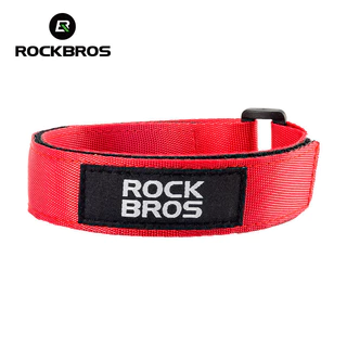 【TH Delivery】ROCKBROS ร็อคโบรส์ จักรยานพับได้สายรัดคงที่ ตีนตุ๊กแก สะดวกสายรัดจักรยานกางเกงแน่นสายรัดขาอุปกรณ์จักรยาน