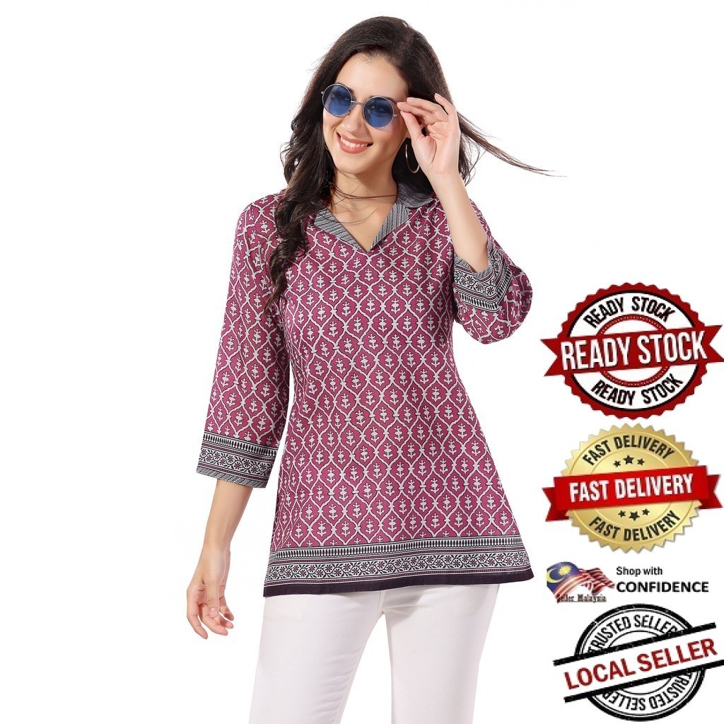 Kurti ผู้หญิงอินเดียออกแบบใหม่ kurti ชุด kurti plus size kurti มุสลิม kurti ชุดพร้อมกางเกง kurti top