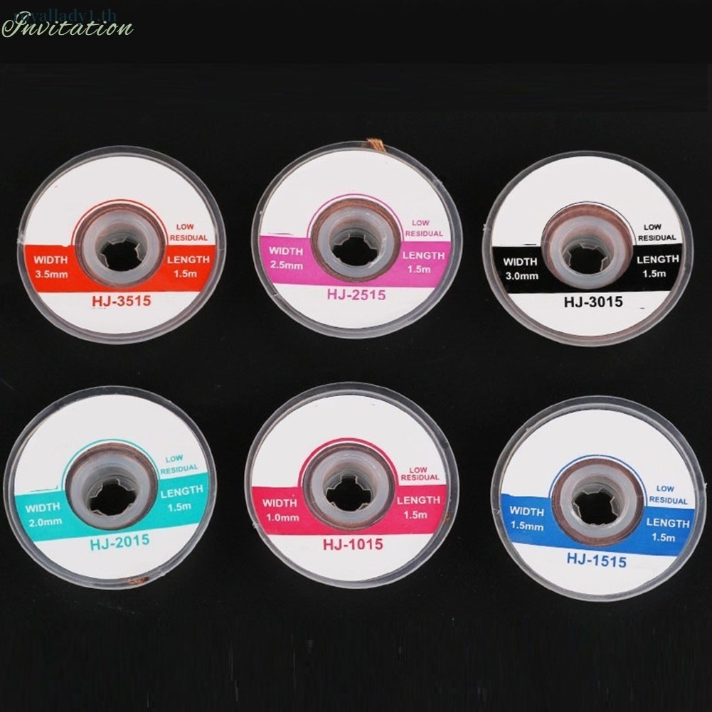 [ในสต็อก] ลวดเชื่อมความยาว 1.5 ม. Desoldering Braid Solder Remover เครื่องมือซ่อมลวด