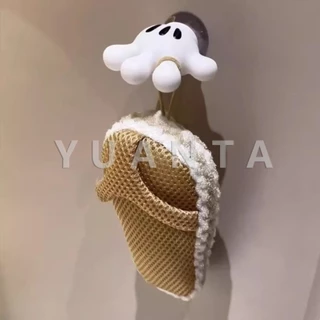 Yuanta ตะขอแขวนแปรงสีฟัน รูปปาล์มการ์ตูน อุ้งมือ 3D ตะขอแขวนผนัง Toothbrush holder