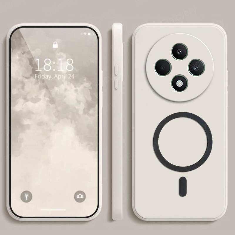 เคส Xiaomi Redmi 14C Poco C75 พร้อมสติ๊กเกอร์ชาร์จไร้สายแบบแม่เหล็ก ราคา ถูกที่สุด ดีลบีเคเค