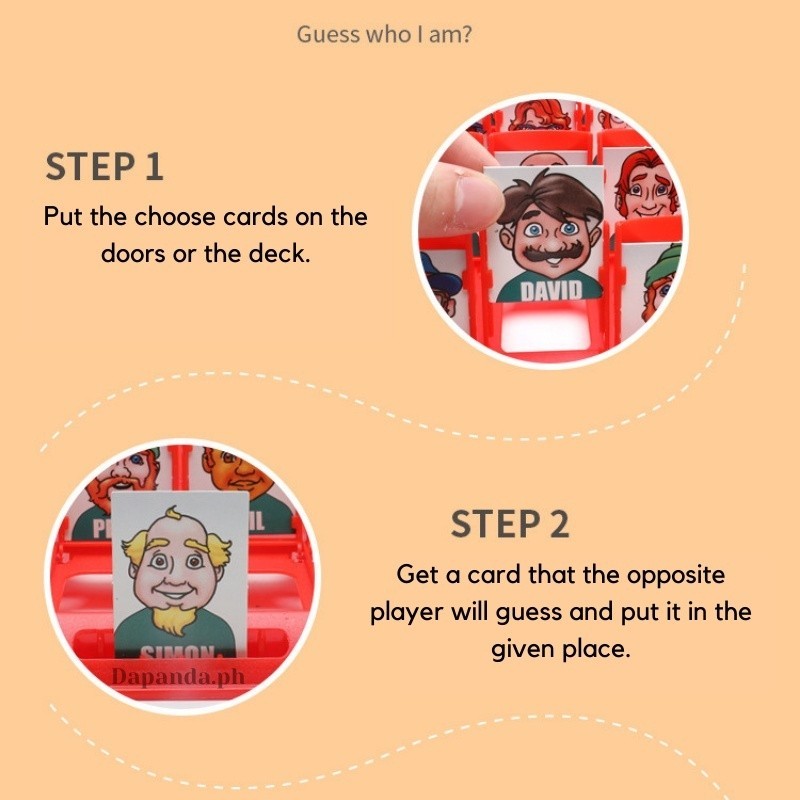 GeeToy WHO IS IT เกมกระดานฝึกความจำตรรกะสำหรับเด็ก การเดาครอบครัวแบบตลก ของเล่นเพื่อการศึกษาแบบมอนเตสเซอรี ของขวัญ - รูปที่ 6