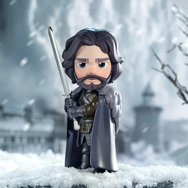 Pop MART Game of Thrones Series กล่องตาบอดของเล่น Kawaii Original Anime Action Figure การ์ตูนรุ่น Surprise กล่อง Mystery กล่องตกแต่งบ้านเดสก์ท็อปตุ๊กตาสาวของขวัญ