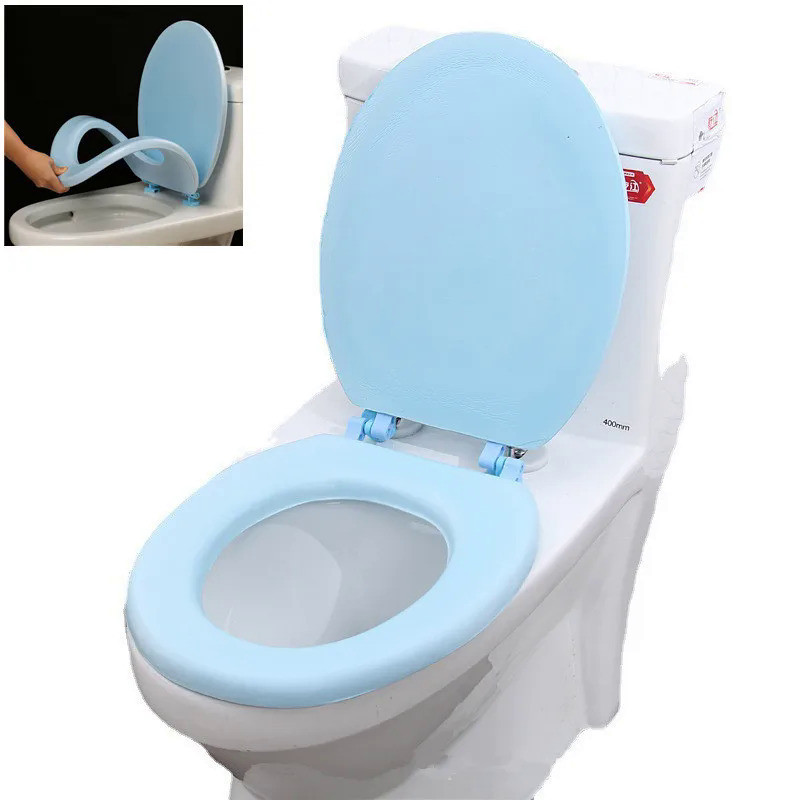Waterpoof Soft Toilet Seat Cover EVA Thickened Bathroom Closestool Mat Pad Cushion Toilet Seat Bidet