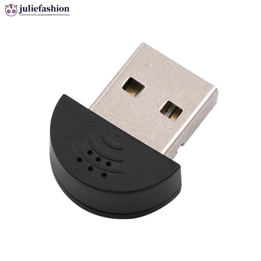 JULIEFASHION แบบพกพามินิ USB 2.0 ไมโครโฟน Omni-Directional สเตอริโอ USB MIC สําหรับแล็ปท็อปพีซีคอมพิวเตอร์ T2V7