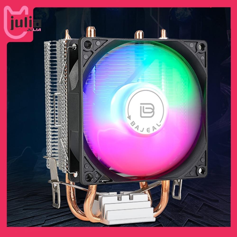 [Julia1.th] Cpu Cooler 3PIN พัดลม RGB เงียบสําหรับ Intel LGA775 1150/1151/1155/1156/1200 สําหรับ AMD