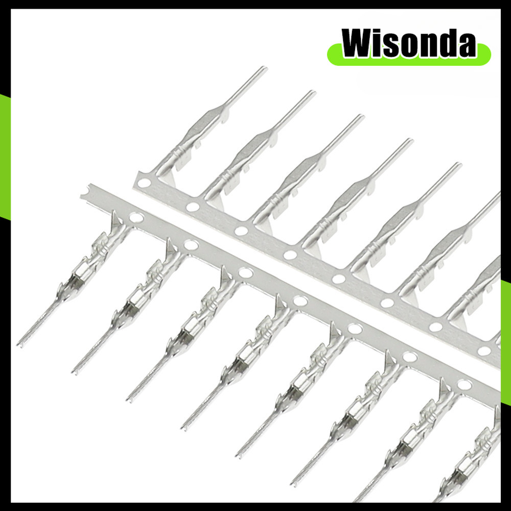 100pcs 2.54 มม.ชาย Pin Dupont Reed Dupont Jumper Wire 2.54 Dupont langueette Connector Terminal Pins