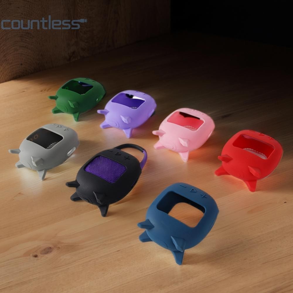 เคสซิลิโคนกันกระแทก Stand Up Holder ลําโพงกันฝุ่นกระเป๋าถือ Stand Up Cover Pouch Anti Scratch สําหรับ JBL Clip 5 [counterless.th]