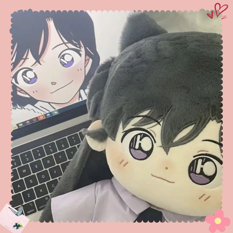 20 ซม.นักสืบ Conan อะนิเมะ Mouri Ran Attibute ตุ๊กตาผ้าฝ้ายน่ารักและสุดน่ารักของขวัญ