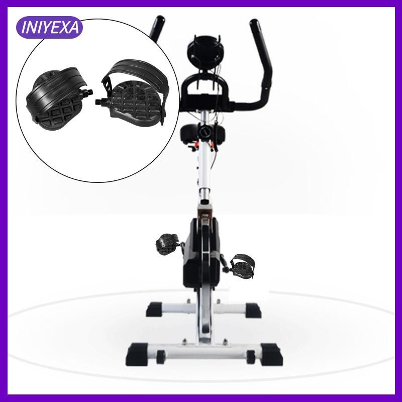 [Iniyexa] บันไดจักรยานออกกําลังกาย 1 คู่ Schwarz Exercycle พร้อมแป้นเหยียบสายรัด