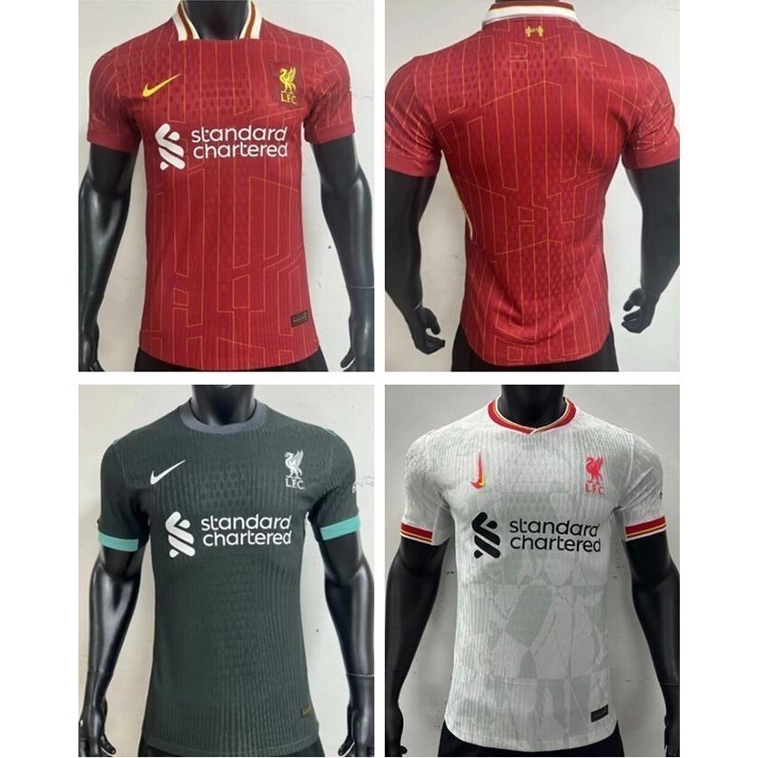 Player ฉบับที่ Liverpool Jersi Home Away เสื้อแข่งฟุตบอล 3 ปี 2024 2025