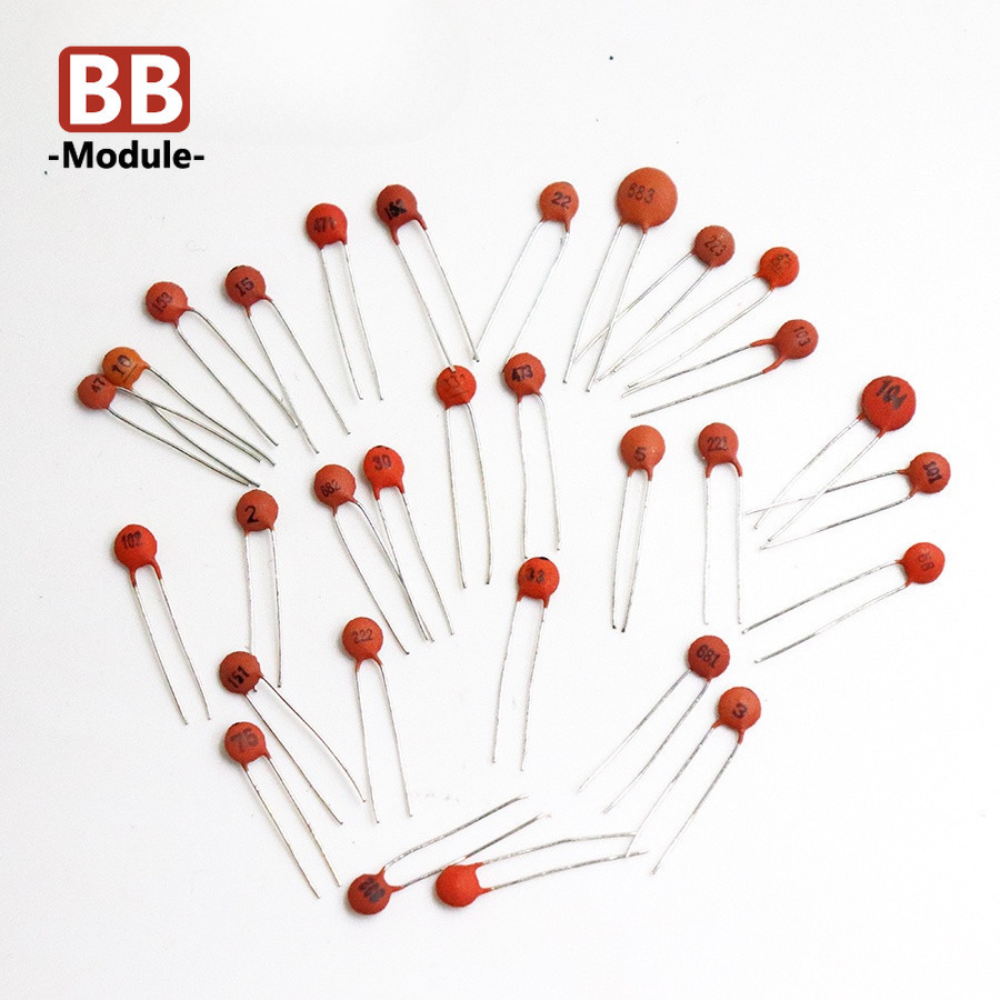 100ชิ้น 50โวลต์ ตัวเก็บประจุเซรามิกชิปเซรามิก (เซรามิกไดอิเล็กทริก) 1หน้า 1/2/3/4/5/6/7/8/10/12/15/1