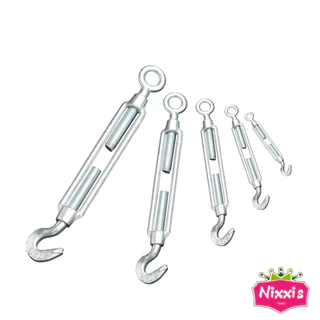 NIS เกลียวเร่ง ไว้ตรึง สาย สลิง ขึง ตะขอ มีให้เลือกหลายขนาด Hook&Eye