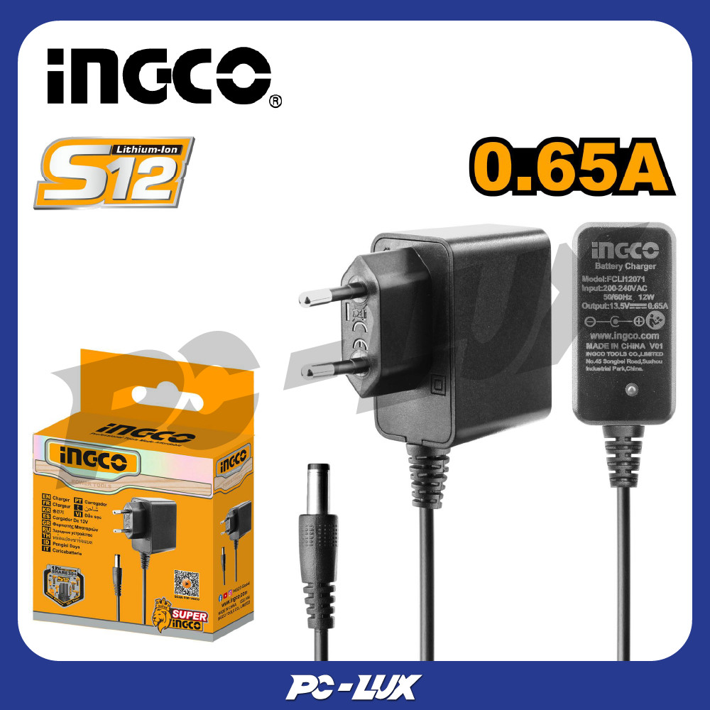 INGCO หม้อแปลงชาร์จแบตเตอรี่12 V  FCLI12071