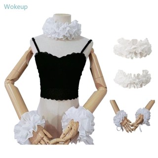 Wake ผู้หญิง Renaissances ชีฟองเท็จ Collar ข้อมือ Victorians…