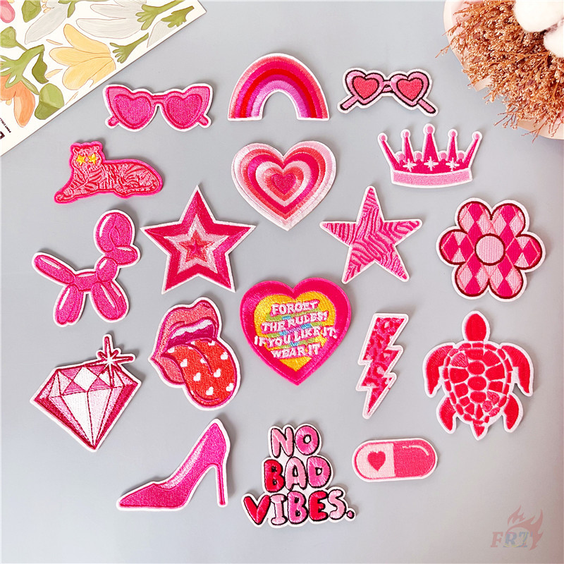 ป้ายแพทช์เย็บด้วยตนเอง The Pink Vibes Q-6: ลืมกฎเกณฑ์ ขนาด 1 ชิ้น