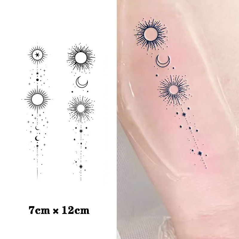 【COCO Magic tattoo】 ติดทนนาน15วัน ;7ซม*12ซม.;สติ๊กเกอร์รอยสักกันน้ําติดทนนานปลอมรอยสักชั่วคราวสักกึ่งถาวร