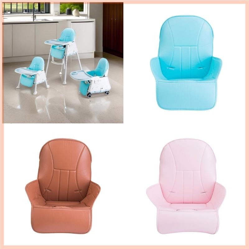 Cc Baby Highchair Cushion Pad หนัง PU ทารก Booster Mat สําหรับเก้าอี้ให้อาหาร