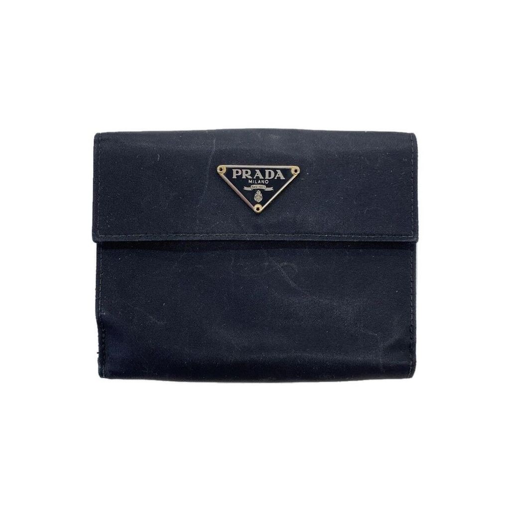 PRADA Wallet Nylon Men'S Black Direct from Japan Secondhand 2343092160688