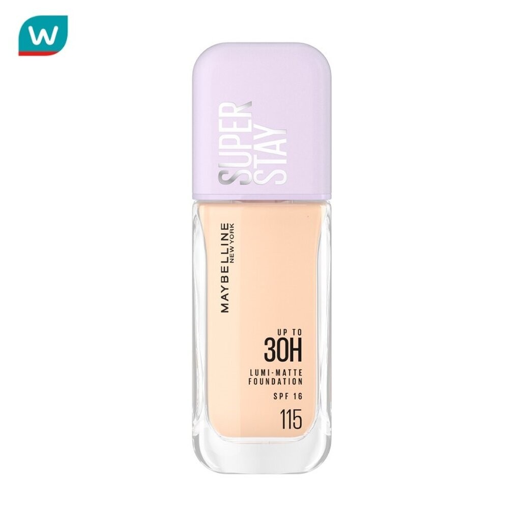 Maybelline เมย์เบลลีน รองพื้น ซุปเปอร์สเตย์ลูมิแมท 35ก.115