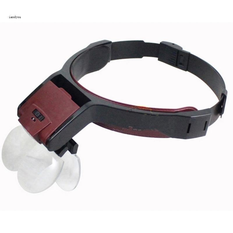 ✿ แว่นขยายอ่านหนังสือ IlluminatedMagnifiers แว่นขยาย Loupe หัวปรับได้