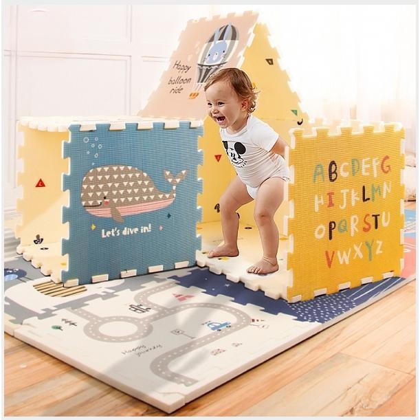 Dodo love TOYS PLUS แผ่นรองคลานเด็ก แผ่นโฟมรองคลาน จิ๊กซอว์ปูพื้น