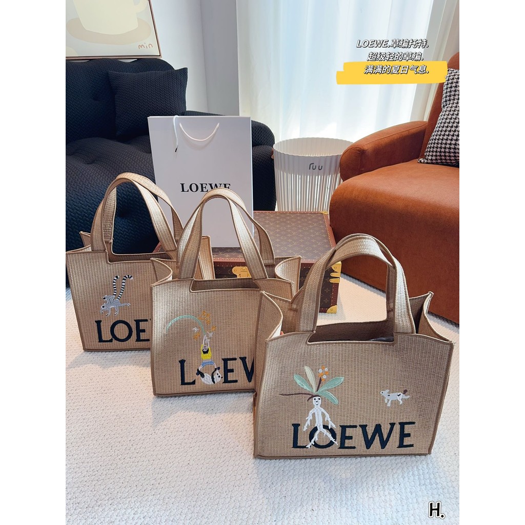 Loewe/mini กระเป๋าสะพายข้างผู้หญิง Cross Saddle ใหม่