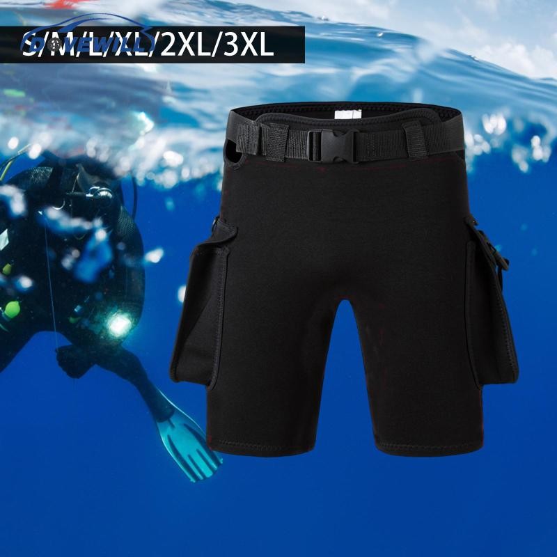 [Dovewill] กางเกงขาสั้นดําน้ําชุดว่ายน้ําอุปกรณ์หนา Neoprene Men Submersible Pants Wetsuit