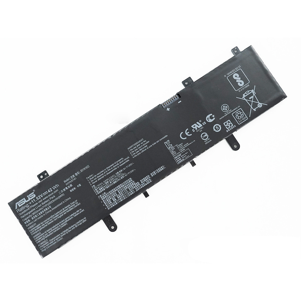 แบตเตอรี่โน๊ตบุ๊ค (แท้) B31N1632 สำหรับ Asus Vivobook 14 A405 A405U A405UA X405 X405U X405UA Series 
