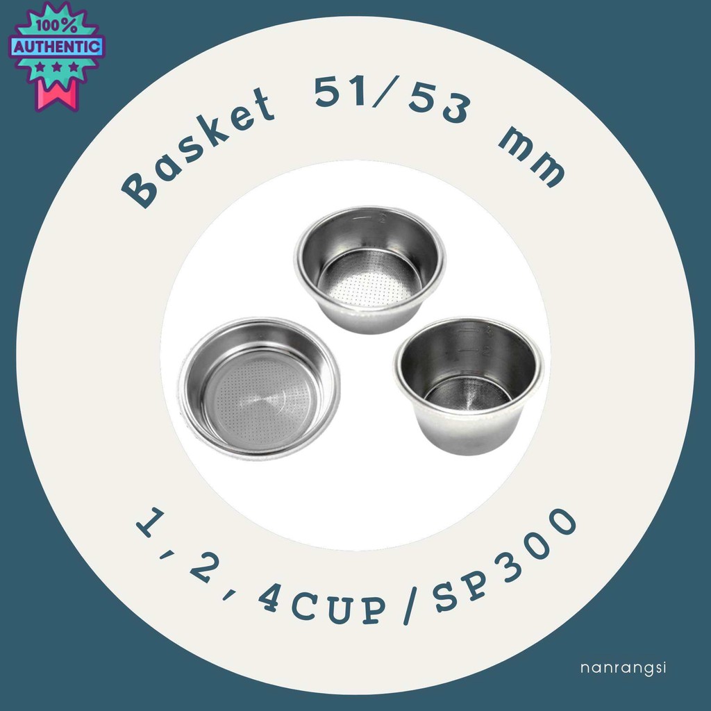 Basket 53mm สำหรั Staresso SP-300 แต่งขอ / Basket 51mm 1/2/4Cup