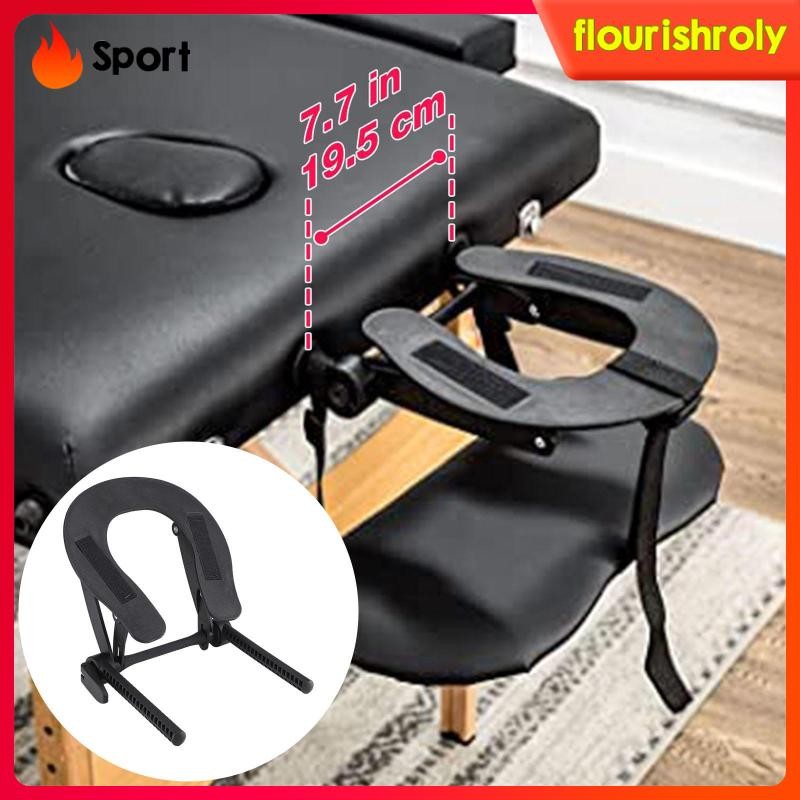 [ฟลออริช] เปลหน้าสําหรับโต๊ะนวดที่ยึดหน้าทนทานน้ําหนักเบาแบบพกพาเปลี่ยนปรับได้สําหรับ