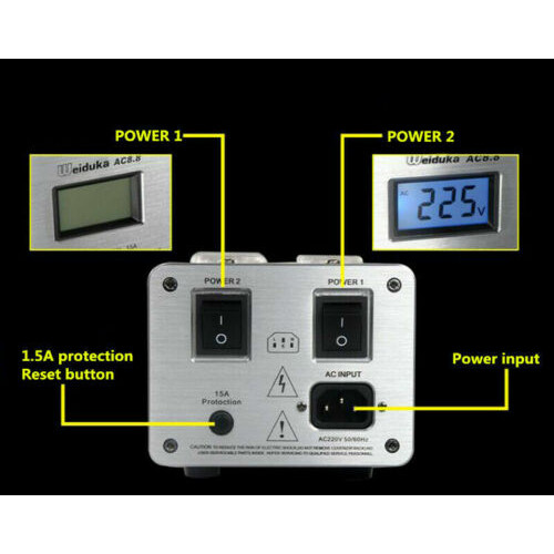 110-250V AC8.8 Advanced Audio Power Purifier Filter AC Power Socket 3000W 15A ax