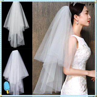 Blueming2 ผ้าคลุมหน้าเจ้าสาวงานแต่งงานอุปกรณ์เสริม Photo Vei…