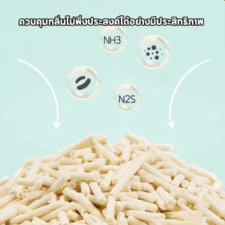 Cat litter 6L ทรายเต้าหู้ ออร์แกนิค100% ผลิตจากกากถั่วเหลืองธรรมชาติ ทรายแมว ทรายแมวเต้าหู้