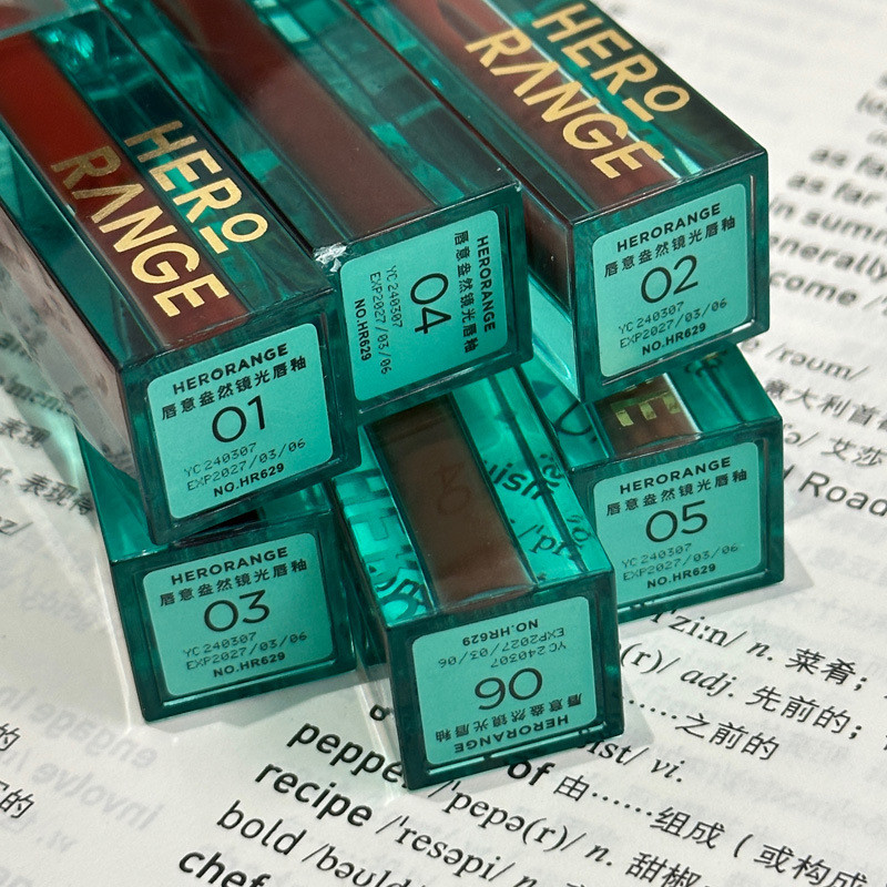 ลิปสติก ลิปกลอส ลิปกลอสกระจกให้ความชุ่มชื้น สีติดทนนาน ไม่ซีดจางง่าย ฟิล์มกรองแสงน้ำ ลิปกลอส Mirror - รูปที่ 7