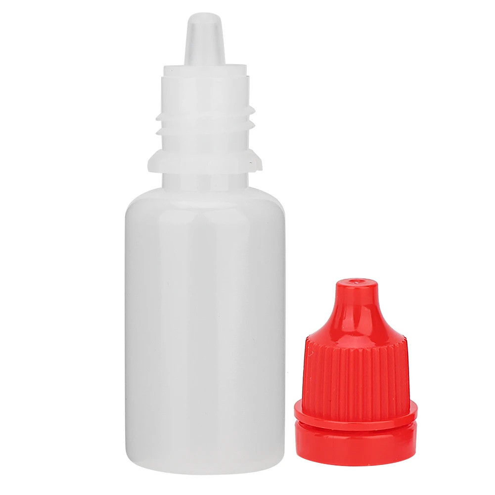 10ml พลาสติก Squeezable Eye Dropper ขวดแบบพกพา Eye Liquid Dropper พร้อมหมวกสําหรับ Essential-Oils