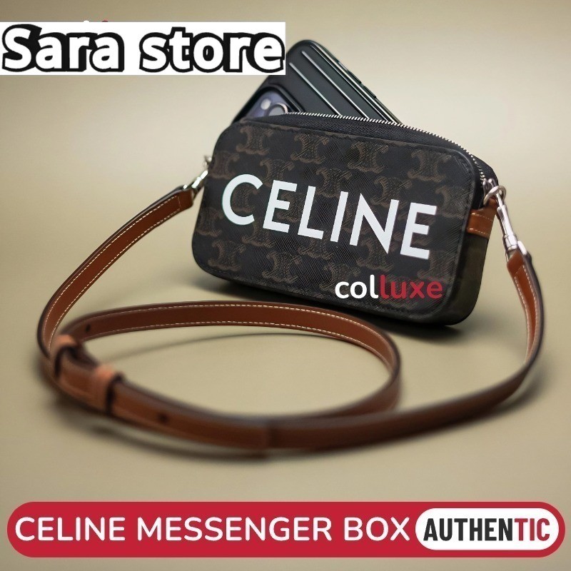 CELINE Mini Messenger Box Bag กระเป๋าแมสเซนเจอร์ทรงกล่องขนาดมินิ