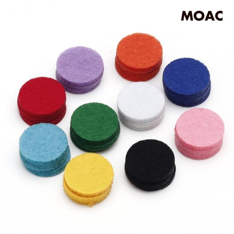[ 200ชิ้น21แผ่นที่มีสีสันรอบแผ่นเติมสําหรับน้ําหอมล็อกเกตสร้อยคอสร้อยข้อมือที่สําคัญล็อคเกตอุปกรณ์เสริม