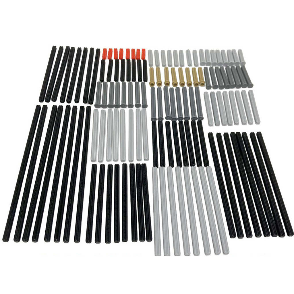 120pcs MOC Technic บล็อก Cross Axle Sticks Rod High-Tech อิฐอุปกรณ์เสริมใช้งานร่วมกับ 32062 4519 243