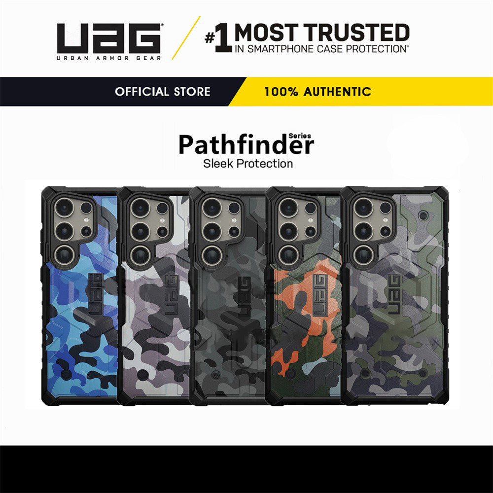 Uag ลายพรางพร้อมปลอกแม่เหล็ก Galaxy S24 Ultra / S24+ Plus / S24 / Galaxy S23 Ultra / S23+ Plus / S23 เคสที่ทนทานน้ําหนักเบากันกระแทกฝาครอบป้องกัน