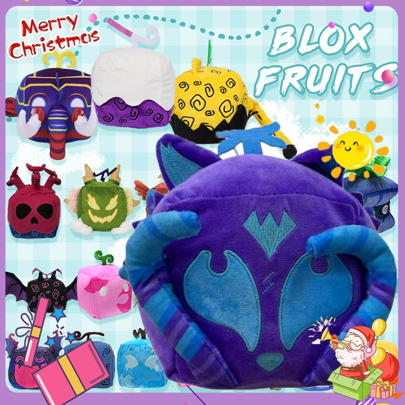 Roblox Blox Fruits ตุ๊กตายัดนุ่น ของเล่น ของขวัญคริสต์มาส วันเกิด สําหรับเด็ก13-20cm