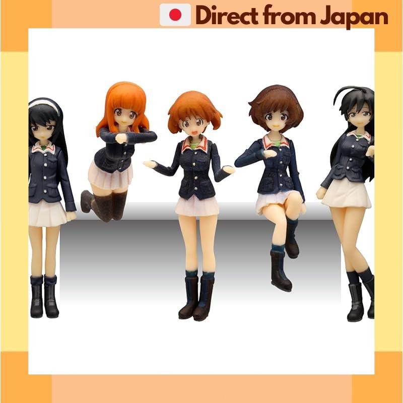 [จัดส่งญี่ปุ่น] Platz 1/35 Girls und Panzer - Ankou Team Panzer Jacket Figure Set (5 ฟิกเกอร์)