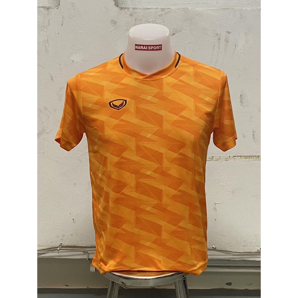 เสื้อคอกลม GRAND SPORT เสื้อกีฬา เสื้อฟุตบอล ผ้าไมโคร พิมพ์ลาย สีสวยสดใส ไม่ต้องรีด 11567
