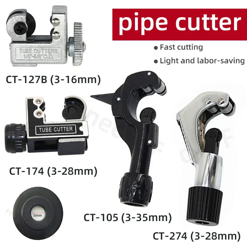 Bearing-type Pipe Cutter Rotary Manual Device Pvc Air Conditioning Copper Pipe Stainless Steel Corru