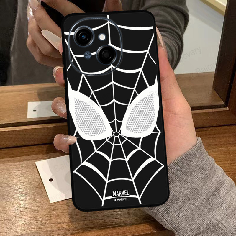 ปลอก Tecno Spark GO 1 GO1 / POP 9 เคสโทรศัพท์ป้องกันเปลือกกันชน Spider Man TPU เคสซิลิโคน