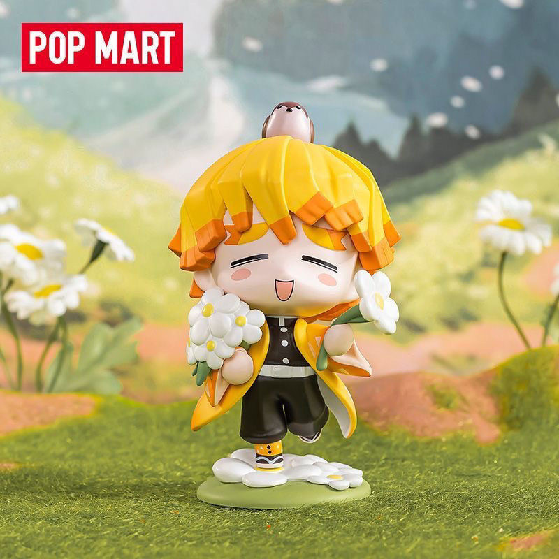 P POPMART POPMART Demon Slayer Birth Flower Series อะนิเมะของขวัญของเล่นอินเทรนด์