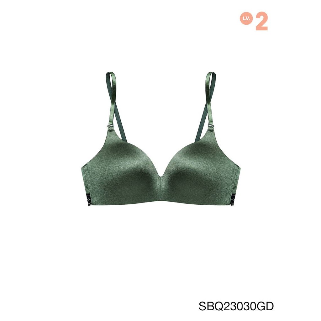 Sabina Twenty Five Level 2 เสื้อชั้นใน  ไร้โครง รหัส SBQ23030GD - สีเขียวเข้ม